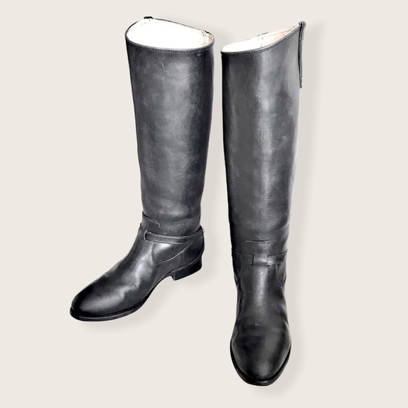 Frye Lindsay Vintage Plate Leather Knee-High Boot - Picture 11 of 16